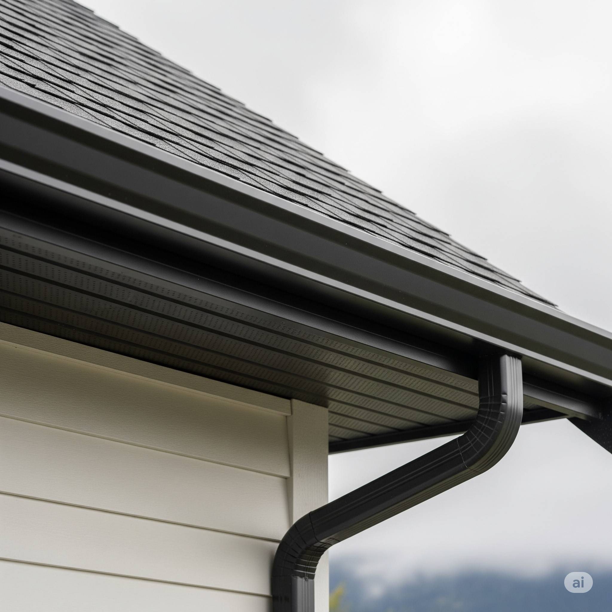 Gutter cleaning example 1Clogged+Gutter+Before